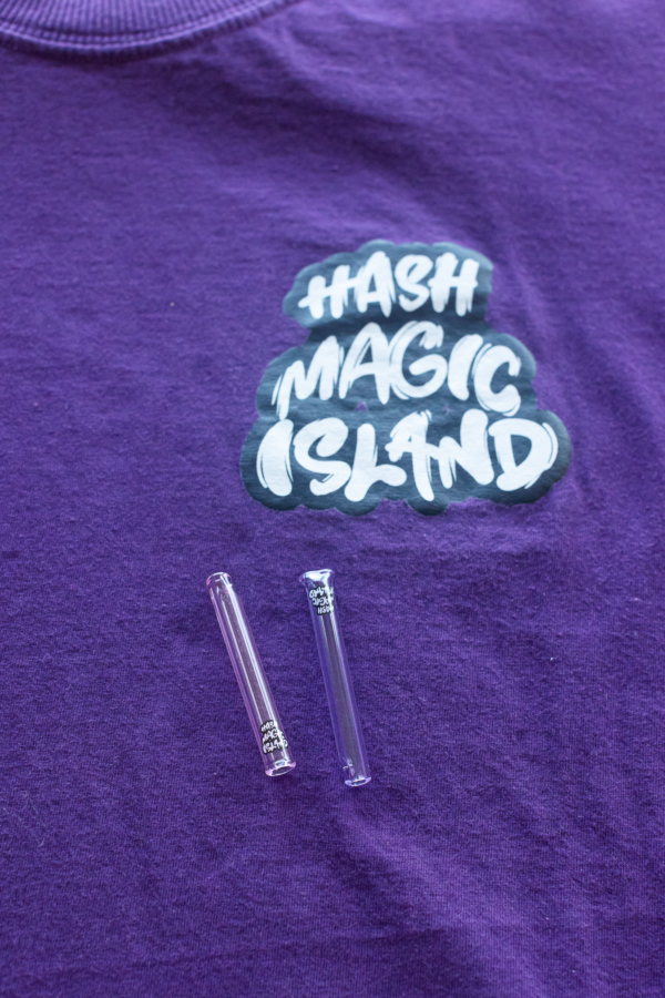 PITEIRA DE VIDRO HASH MAGIC ISLAND - Imagem 8