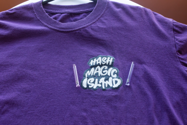 PITEIRA DE VIDRO HASH MAGIC ISLAND - Imagem 6